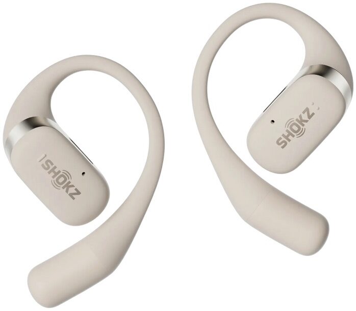 Shokz OpenFit Headphones-Beige