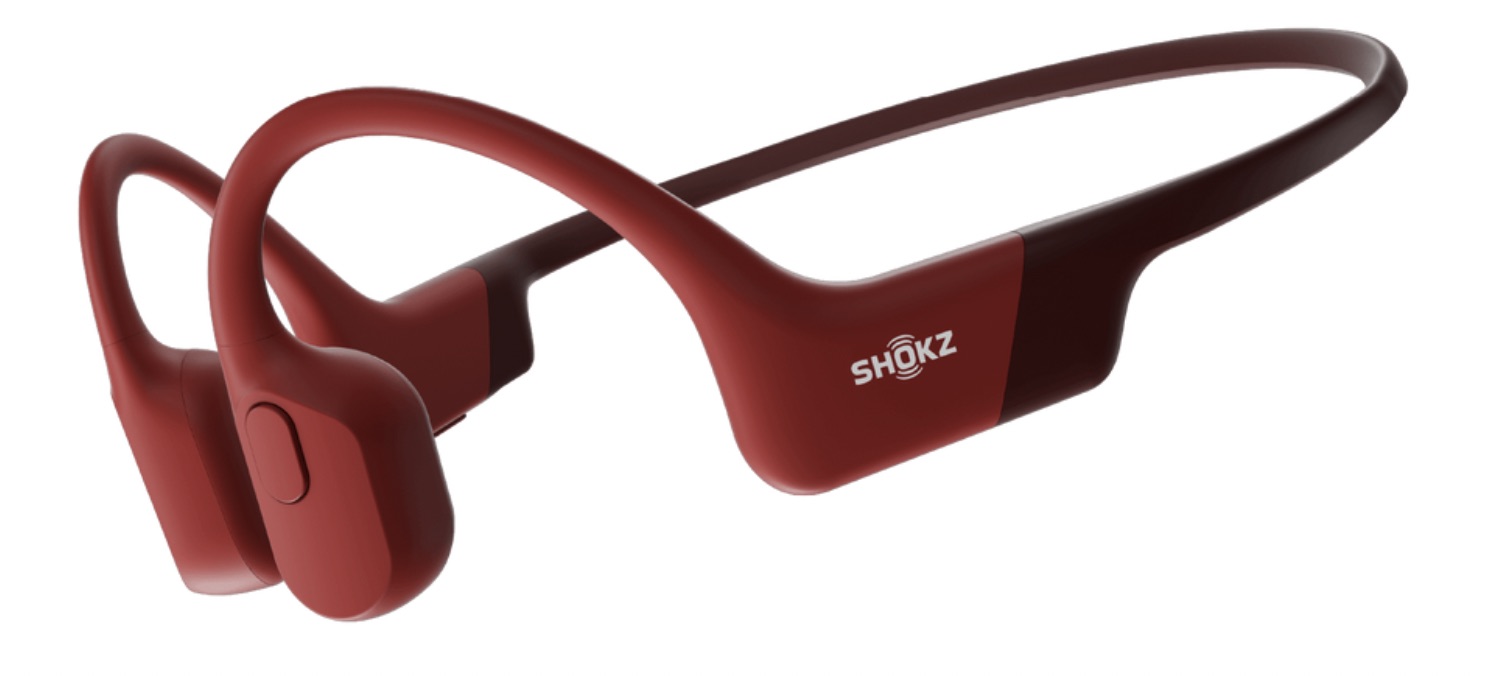 Shokz Openrun Headphones-Solar Red