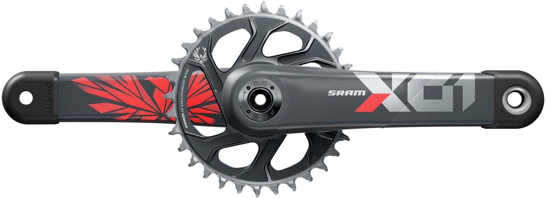 SRAM/スラム X01 Eagle DUB Crankset Grey X01 イーグル DUB クランク