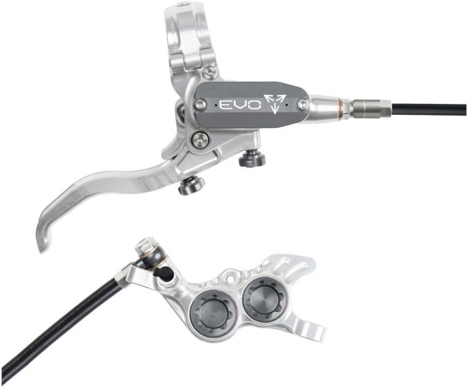 Hope EVO GR4 Disc Brake Set – Silver / Smoke
