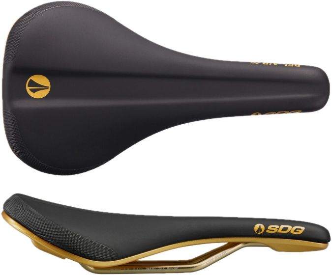 SDG Bel Air 3.0 Lux-Alloy Saddle – Black / Gold