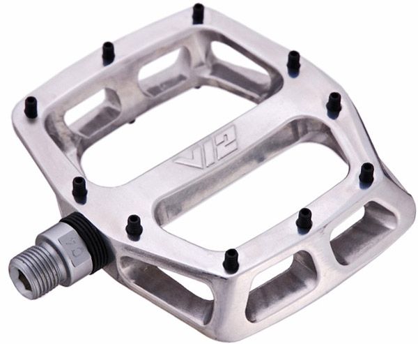 DMR V12 Pedals – Polished Silver