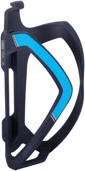 BBB Flexcage Bottle Cage – Matt Black / Blue