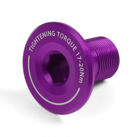 Hope Crankset End Cap – Purple