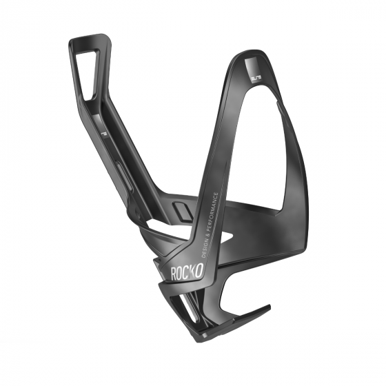 Elite Rocko Carbon Bottle Cage – Matt Black/White