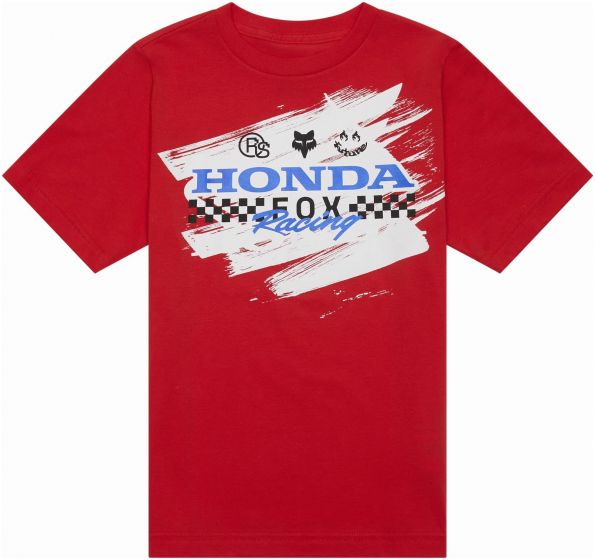 Fox Youth Fox X Honda T-Shirt – Red