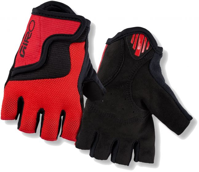 Giro Bravo Youth Short Finger Gloves – Flame Red