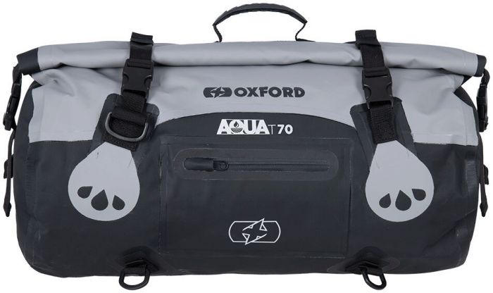 Oxford Aqua T-70 Waterproof Roll Bag – Grey / Black