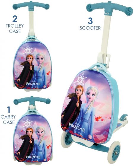 Frozen 2 3-in-1 Scootin Suitcase Kids Scooter