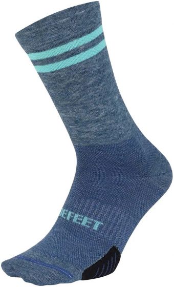 DeFeet Cyclismo Wool Blend 6" Sock – Sapphire
