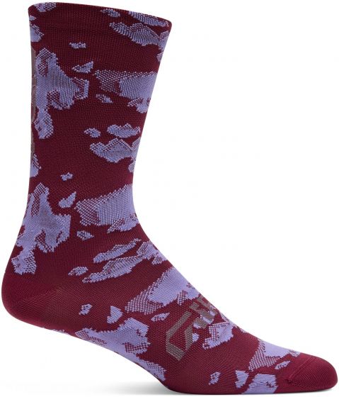 Giro Comp Racer High Rise Socks – Maroon Pulse