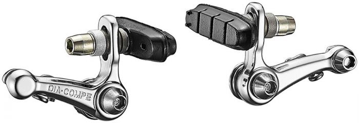 Dia-Compe 980 Cantilever Brake Set – Silver