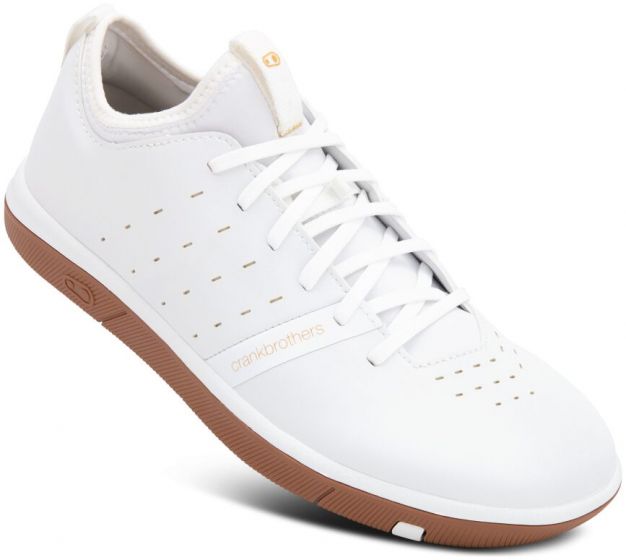 Crank Brothers Stamp Street Shoes – White / Gold