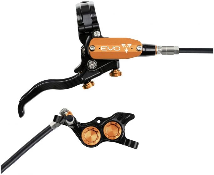 Hope EVO TR4 Disc Brake Set – Black / Orange