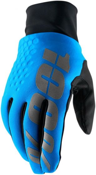 100% Hydromatic Brisker Gloves – Blue