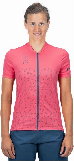 Cube ATX Full Zip Womens Short Sleeve Jersey