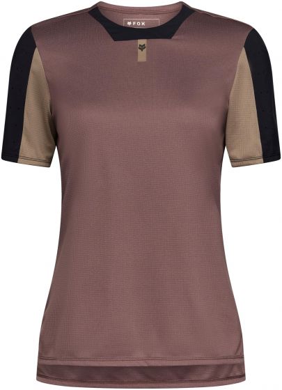 Fox Womens Defend Short Sleeve Jersey – Dark Purple