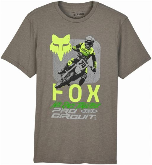Fox X Pro Circuit Premium T-Shirt – Heather Graphite