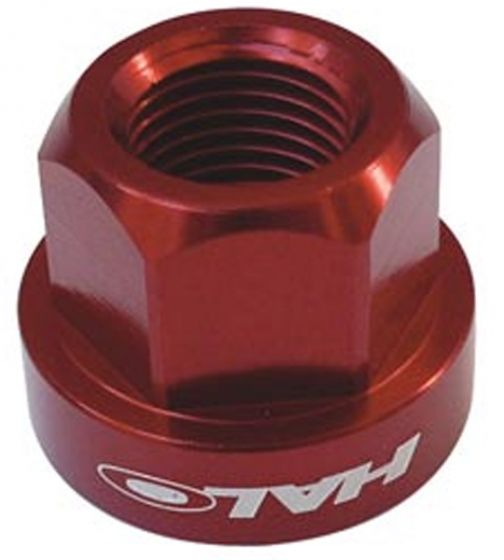 Halo Alloy Axle Nuts – Red