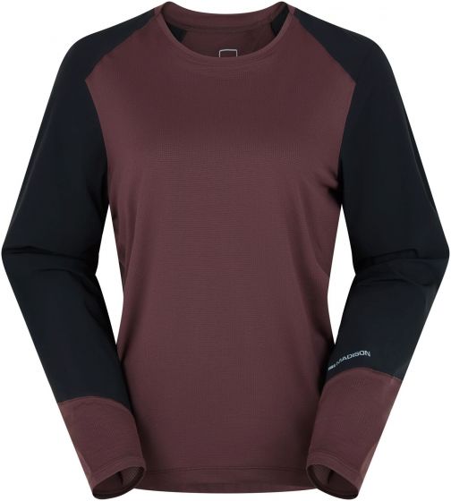 Madison Flux Trail Womens Long Sleeve Jersey – Red / Black