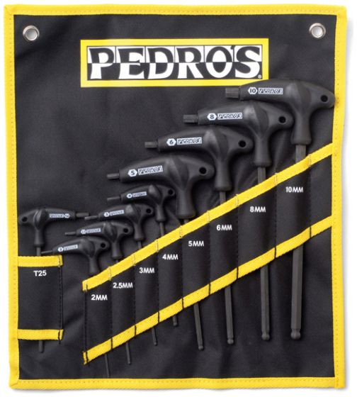 Pedros 9 Piece Pro T/L Hex Set