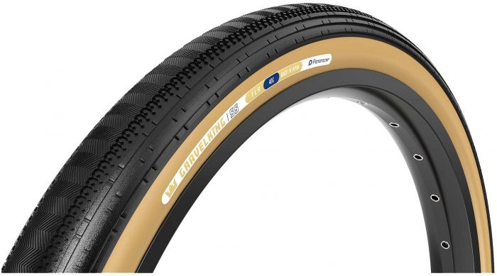 Panaracer GravelKing Semi Slick 700c Tubeless Tyre – Black / Brown