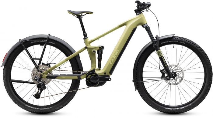 Cube Stereo Hybrid ONE44 Pro 800 FE 2027 Electric Bike – Soft Willow / Green