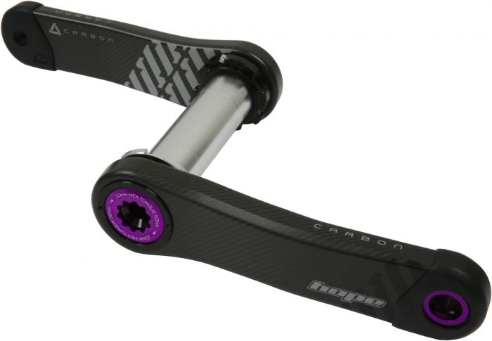 Hope Carbon Crankset – Purple