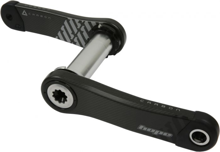 Hope Carbon Crankset – Silver