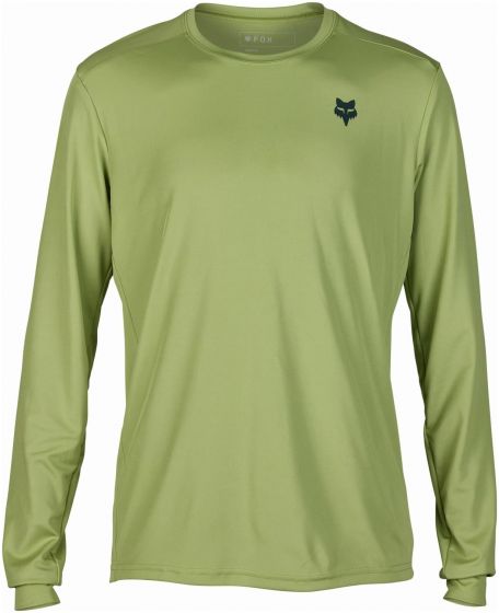 Fox Ranger Wayfaring Long Sleeve Jersey – Pale Green