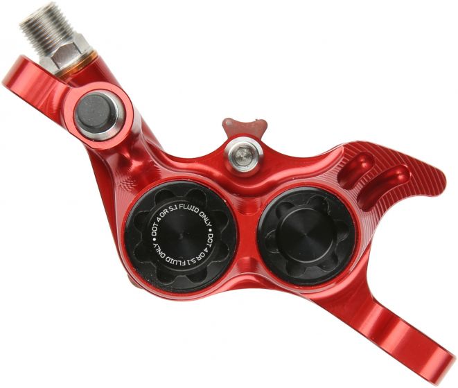 Hope RX4+ SL Post Mount Disc Brake Caliper – Red