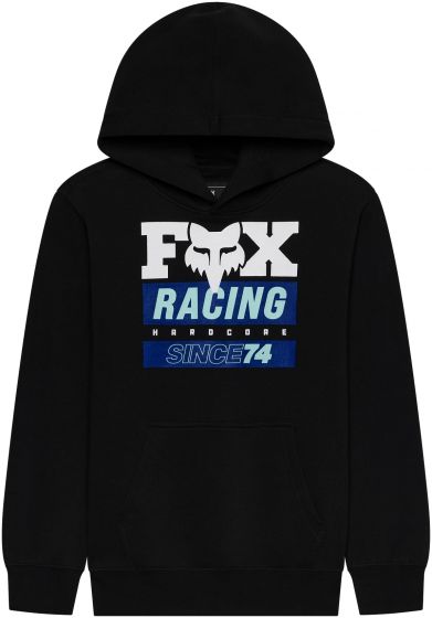 Fox Since 74 Fleece Youth Pullover Hoodie – Black