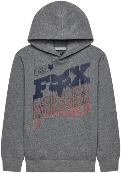 Fox Coldpress Fleece Youth Pullover Hoodie – Heather Graphite