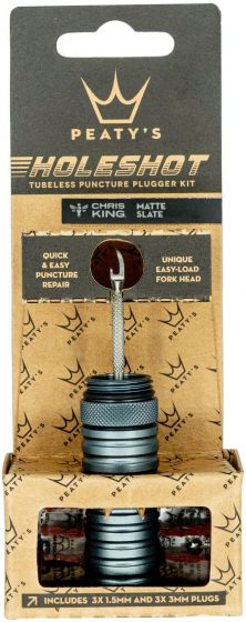 Peaty's Holeshot Tubeless Puncture Plugger Kit – Slate