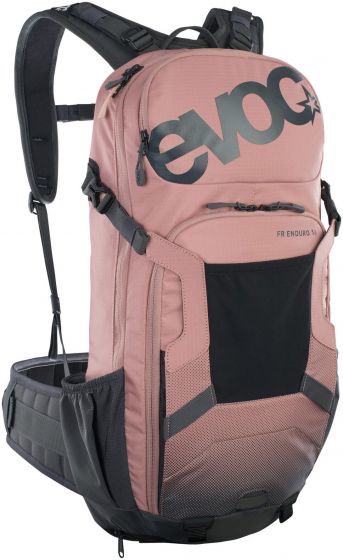 EVOC FR Enduro 16L Protector Backpack – Dusty Pink / Carbon Grey