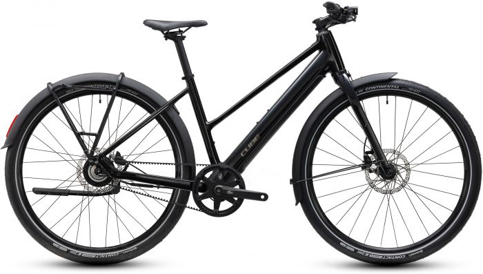 Cube Editor Hybrid Pro 360 FE Trapeze 2027 Electric Bike – Black / Irongrey
