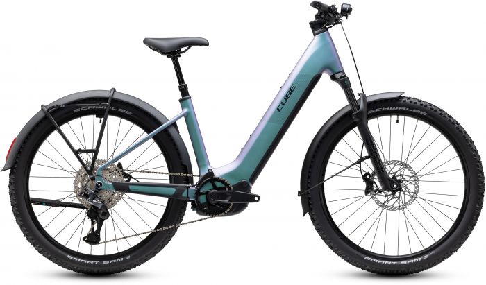 Cube Reaction Hybrid Pro 800 FE Step-Through 2027 Electric Bike – Polarlight / Black