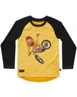 Kids Ride Shotgun Lion Windproof Kids Long Sleeve Jersey