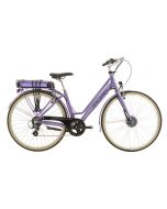 Raleigh Pioneer Low Step Electric Bike - Lilac Frame 46cm Wheel 700c - Nearly New