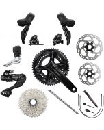 Shimano 105 Di2 Disc 12-Speed Groupset with Disc Rotors