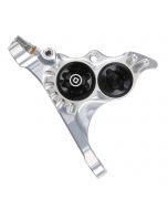 Hope RX4+ Disc Brake Caliper-Flat Mount Front +20-Silver-Dot Oil - Nearly New