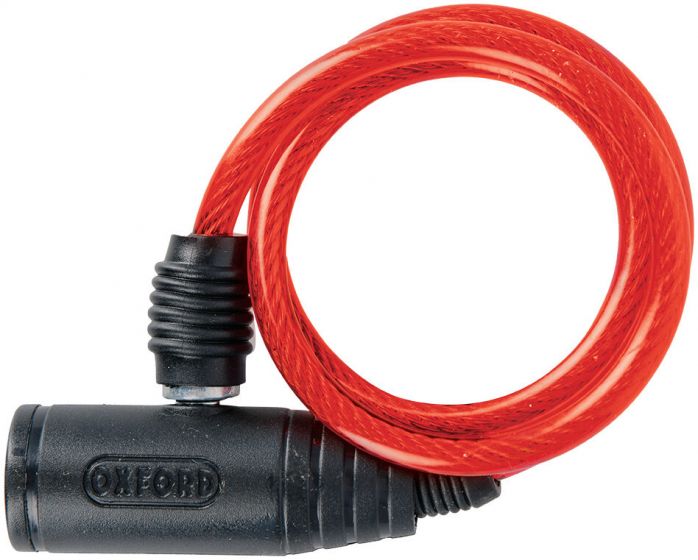 Oxford Bumper Cable Lock – Red