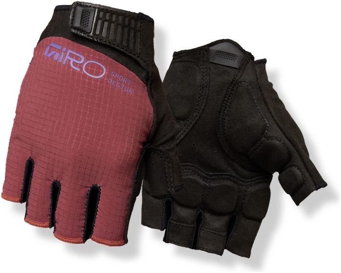 Giro Tessa II Womens Short Finger Gel Gloves – Dark Maroon
