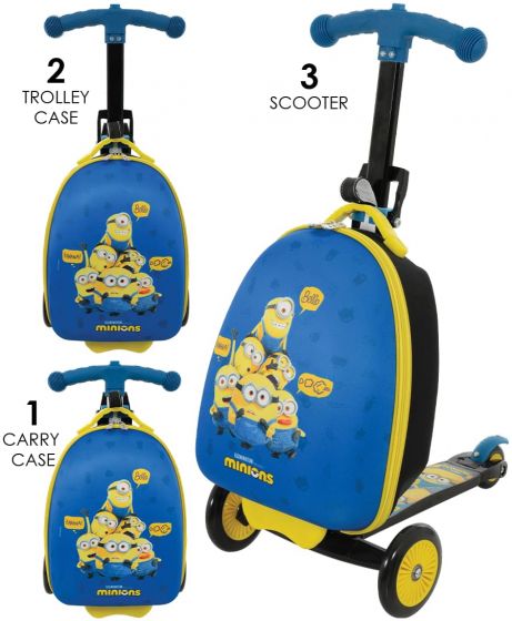 Minions 2 3-in-1 Scootin Suitcase Kids Scooter