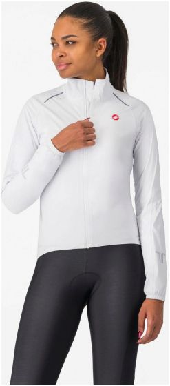Castelli Emergency 3 Womens Rain Jacket – White