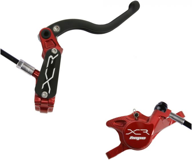 Hope XCR Pro X2 UK Disc Brake Set – Red