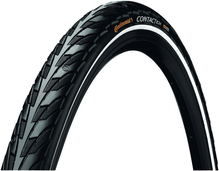 Continental Contact 26-Inch Clincher Tyre – Black / Black Reflex