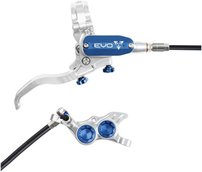 Hope EVO TR4 Disc Brake Set – Silver / Blue