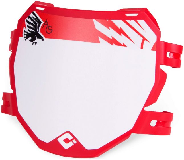 ODI DH Number Plate – Red