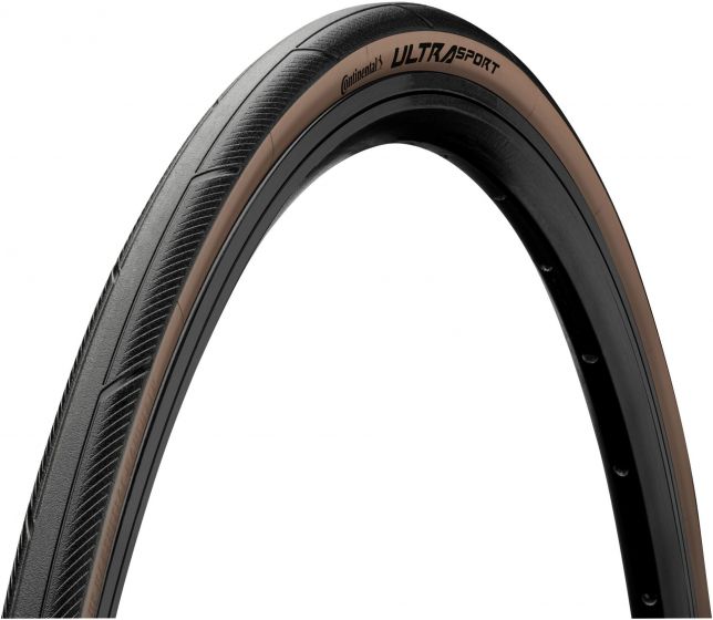 Continental Ultra Sport III Puregrip 700c Tyre – Black / Brown